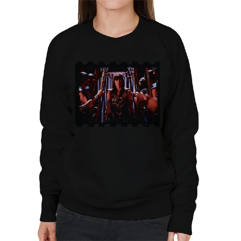 Steals and Deals classic gym sweatshirtXena Warrior Princess And Her Soldiers Women's Sweatshirt