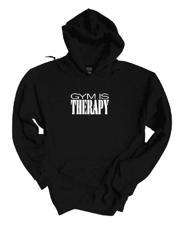 One-DAY Sale Gym Is Therapy Hoodie (Unisex)