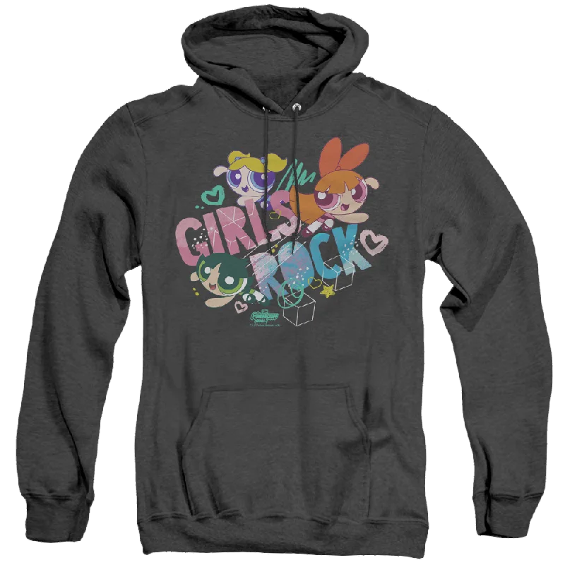 Unmissable Offer sports hoodiePowerpuff Girls Girls Rock - Heather Pullover Hoodie