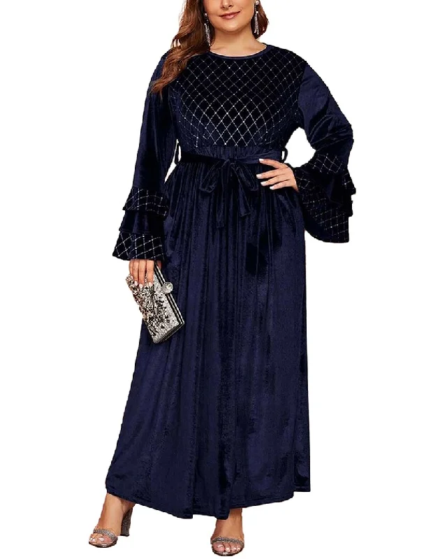 Super Deal velvet dressMonica Fashion Dress