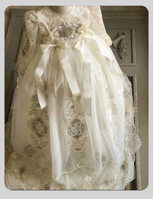Limited Availability wrap dressAntique Vintage Christening Gown