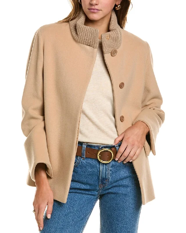Extra Savings cool leather jacketCinzia Rocca Icons Wool-Blend Coat