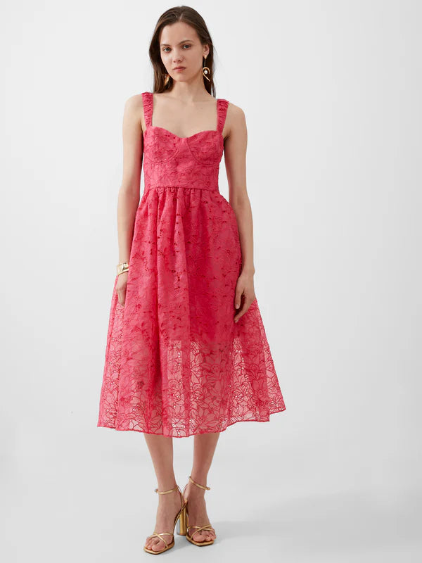Special Savings boho dressEMBROIDERED LACE STRAPPY DRESS