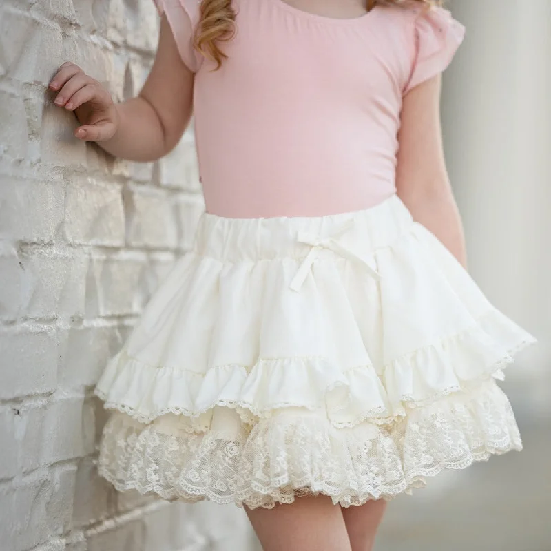 Super Deal classic fit-and-flare dressFancy Pettiskirt in Champagne