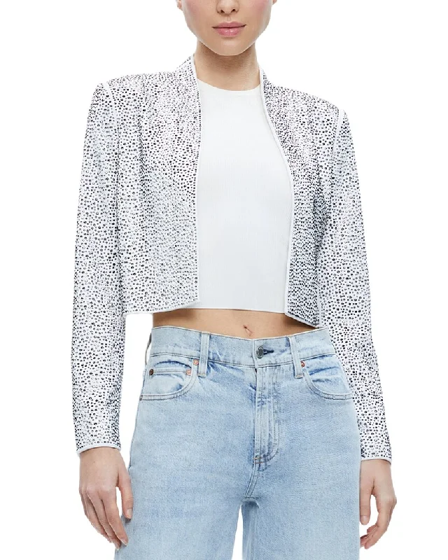 Price Fest cozy jacketAlice + Olivia Kalia Open Front Jacket