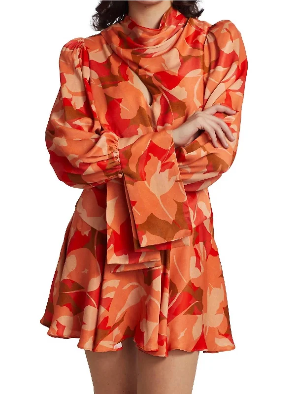 Instant Savings trendy mini dressDunleer Dress In Amber Bloom