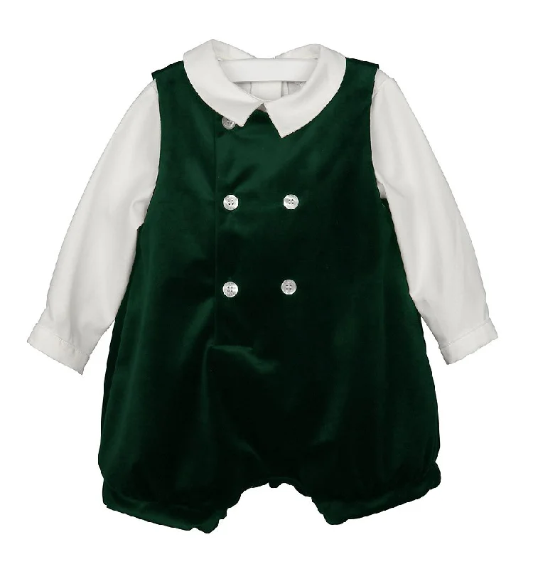 Flash Deals office dressLuli and Me Emerald Velvet John John