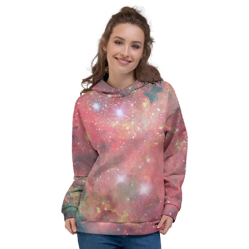 Quick Sale Red Cloud Galaxy Space Women's Hoodie