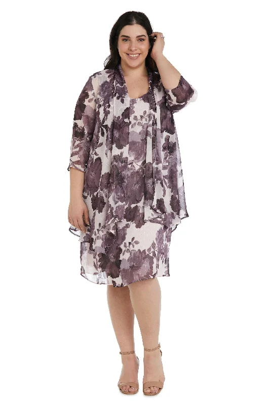 Extra Savings sleek dressR&M Richards 9388W Short Plus Size Jacket Dress