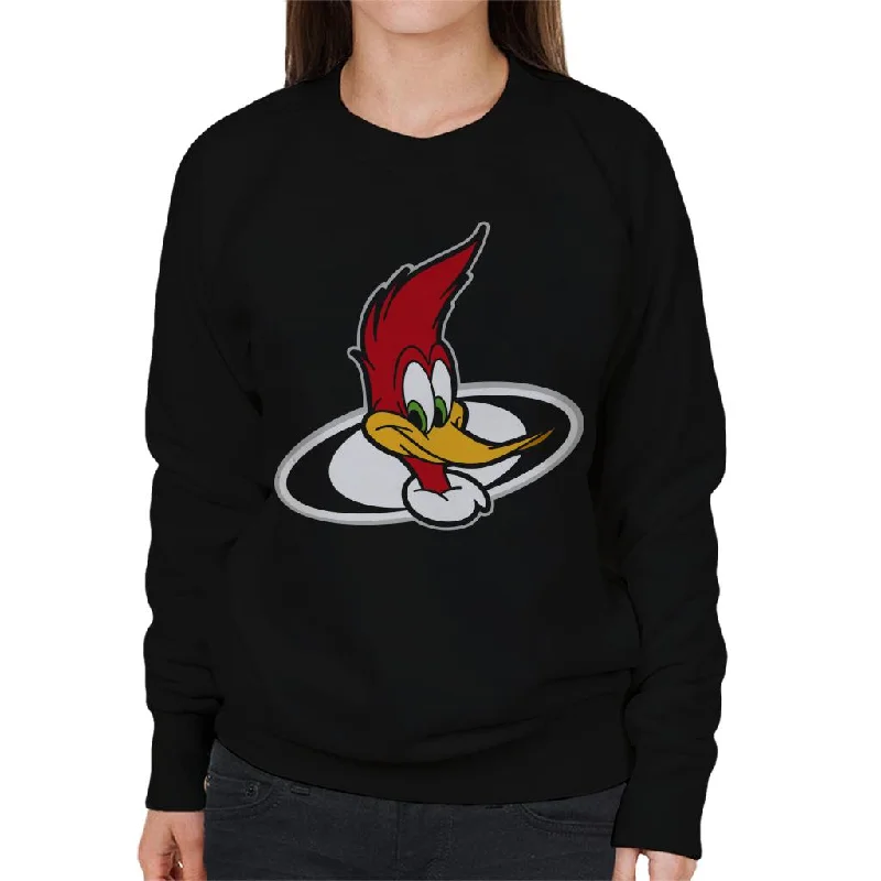 Warehouse Sale trendy fitness sweatshirtWoody Woodpecker Character Head Women's Sweatshirt Warehouse Sale trendy fitness sweatshirtWoody Woodpecker Character Head Women's Sweatshirt