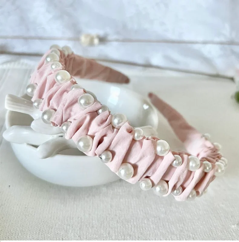 Don't Miss printed dressPink Pearl Headfband
