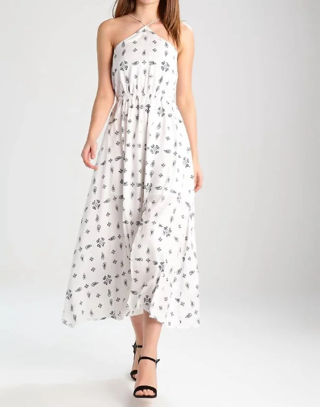 Stock Clearance satin dressMidnight Sky Maxi Dress In Multi