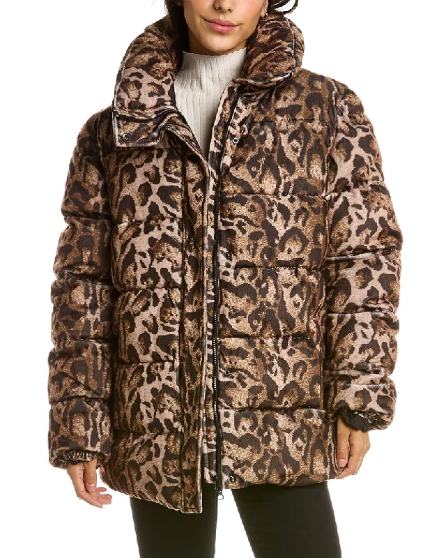Daily Deals sleek puffer jacketUnreal Fur Huff & Puff Jacket