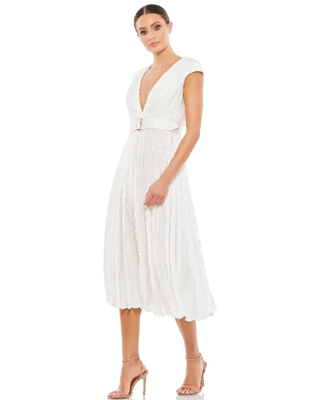 Super Deal winter dressMac Duggal 26483 White 0 Sale