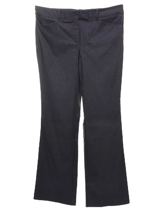 Special Discount lightweight jacketVan Heusen Smart Black Flared Trousers - W36 L31