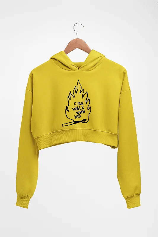 Online Only lightweight hoodieTwin Peaks Fire Walk With Me Crop HOODIE FOR WOMEN