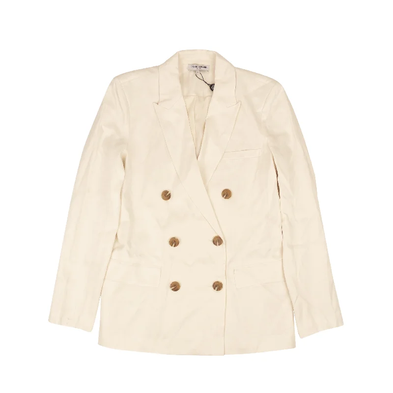 Unmissable Offer casual denim jacketOpening Ceremony EGGSHELL DOUBLE BREASTED BLAZER Unmissable Offer casual denim jacketOpening Ceremony EGGSHELL DOUBLE BREASTED BLAZER