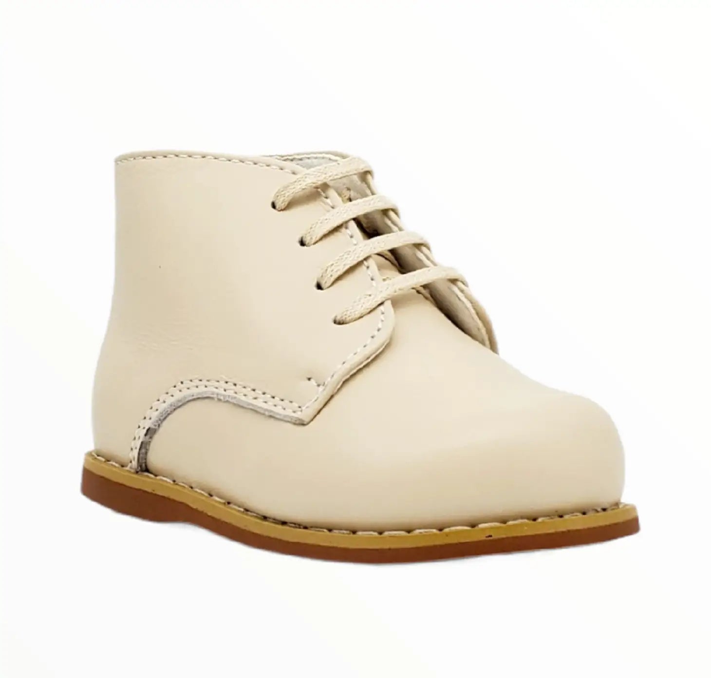 Last Chance velvet dressBaby Boy Cream Walking Shoe