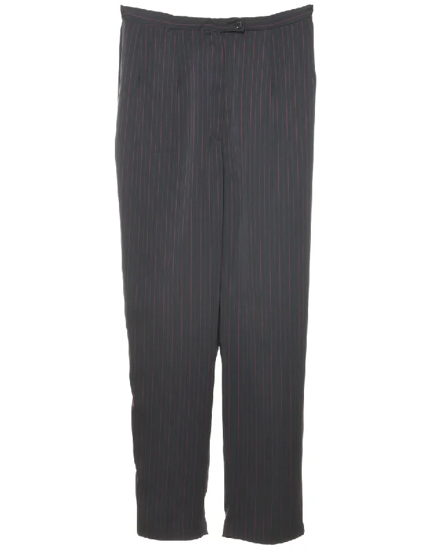 Weekend Special high-quality jacketPinstriped Black & Red Trousers - W28 L29
