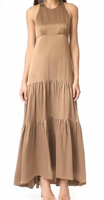 Price Meltdown boho-chic dressTalia Maxi Dress In Nutmeg