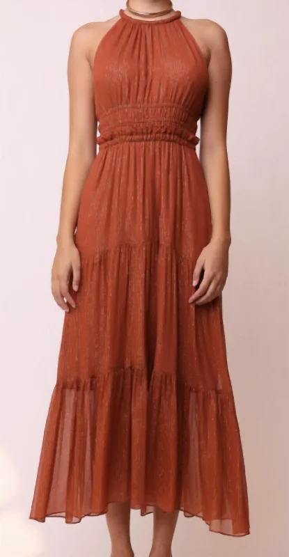 Weekend Deal t-shirt dressElara Dress In Deep Amber