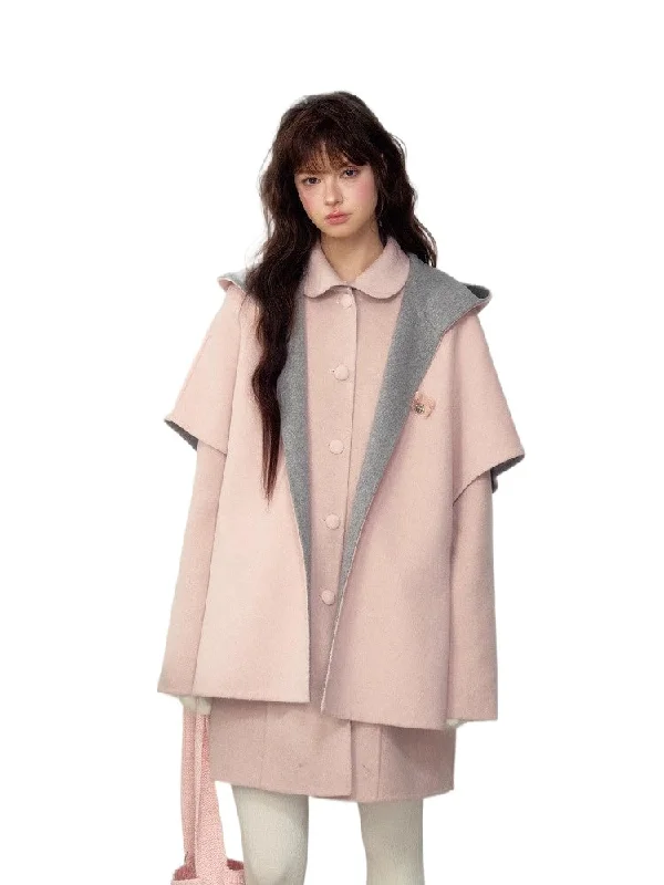 Super Bargain versatile jacketDual-Sided Wool Doll Collar Coat