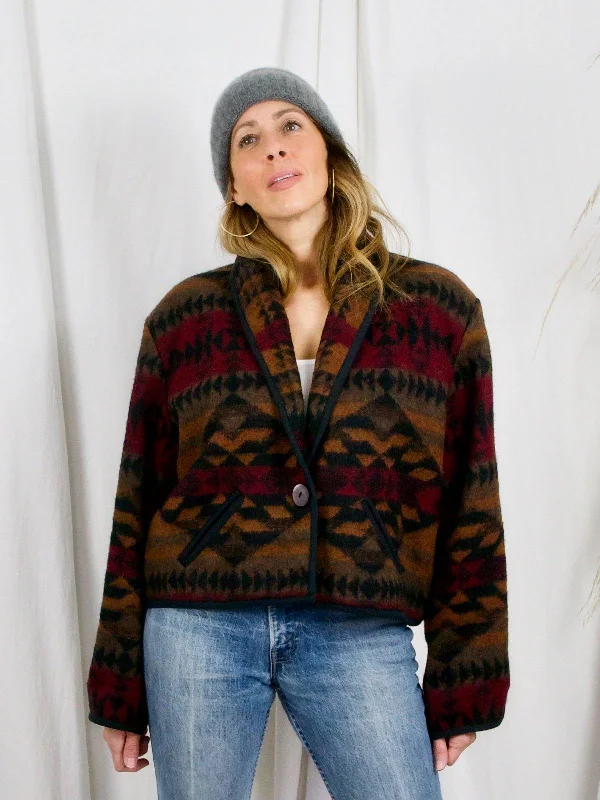 Seasonal Sale casual windbreaker jacketSouthwestern Desert Crop Jacket