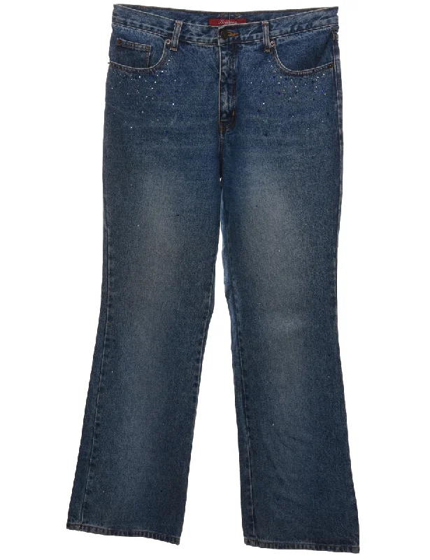 Markdowns high-quality jacketBill Blass Flared Jeans - W35 L32