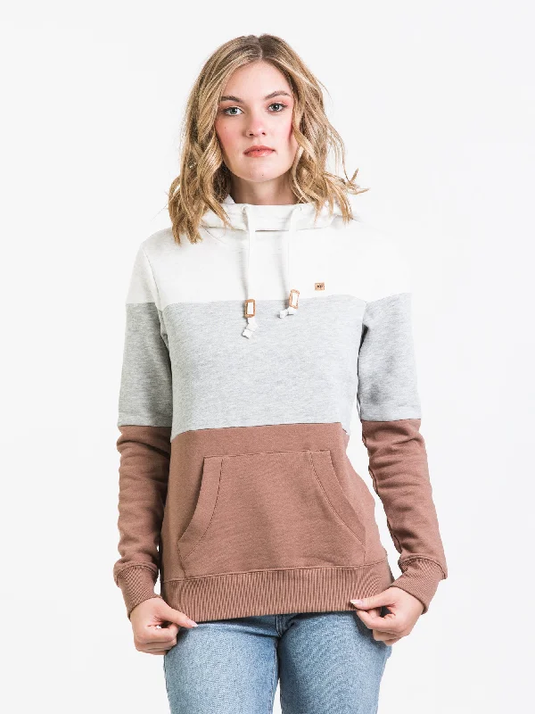 Special Savings TENTREE TRI-BLOCKED BANSHEE CORK PATCH HOODIE - CLEARANCE