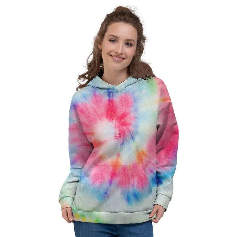 New Deals Rainbow Tie Dye Women's Hoodie