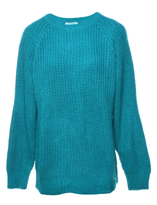 Incredible Offers cool leather jacketLight Blue Jumper - M