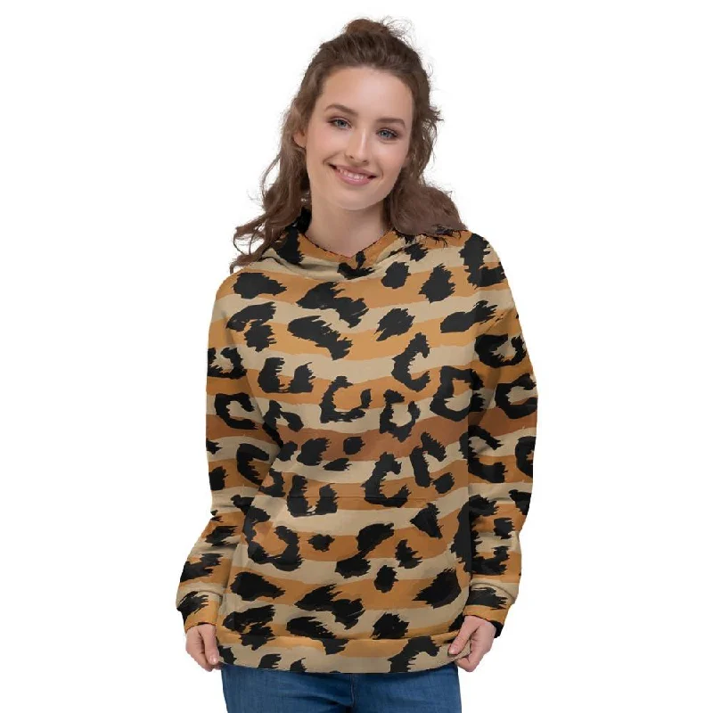 Value Deals Striped Leopard Women's Hoodie