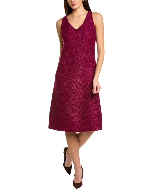 Today's Special cocktail party dressSt. John Tonal Tweed Wool-Blend Dress