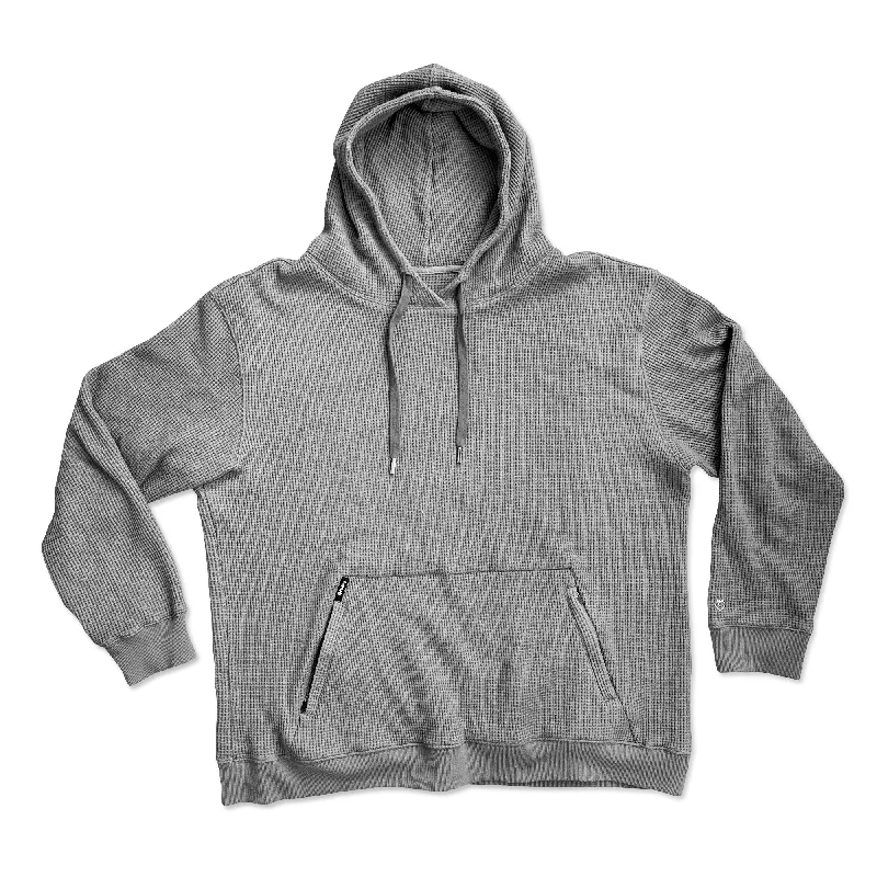 Big Discounts Waffle Tech Hoodie - Gray