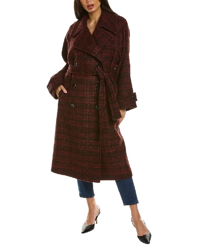 Members Only fashionable windbreakerBoss Hugo Boss Wool & Alpaca-Blend Coat