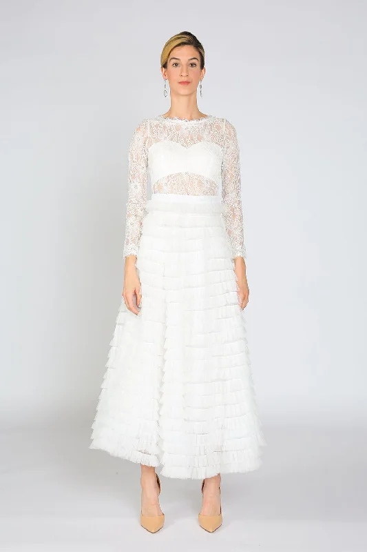 Extra Discounts stylish party dressLong Sleeve Lace Maxi Dress