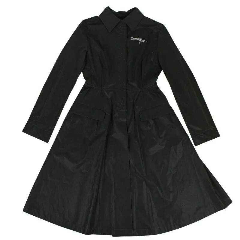 Limited Availability sleek windbreaker jacketPALM ANGELS Black Recovery Logo Windbreaker Coat Limited Availability sleek windbreaker jacketPALM ANGELS Black Recovery Logo Windbreaker Coat