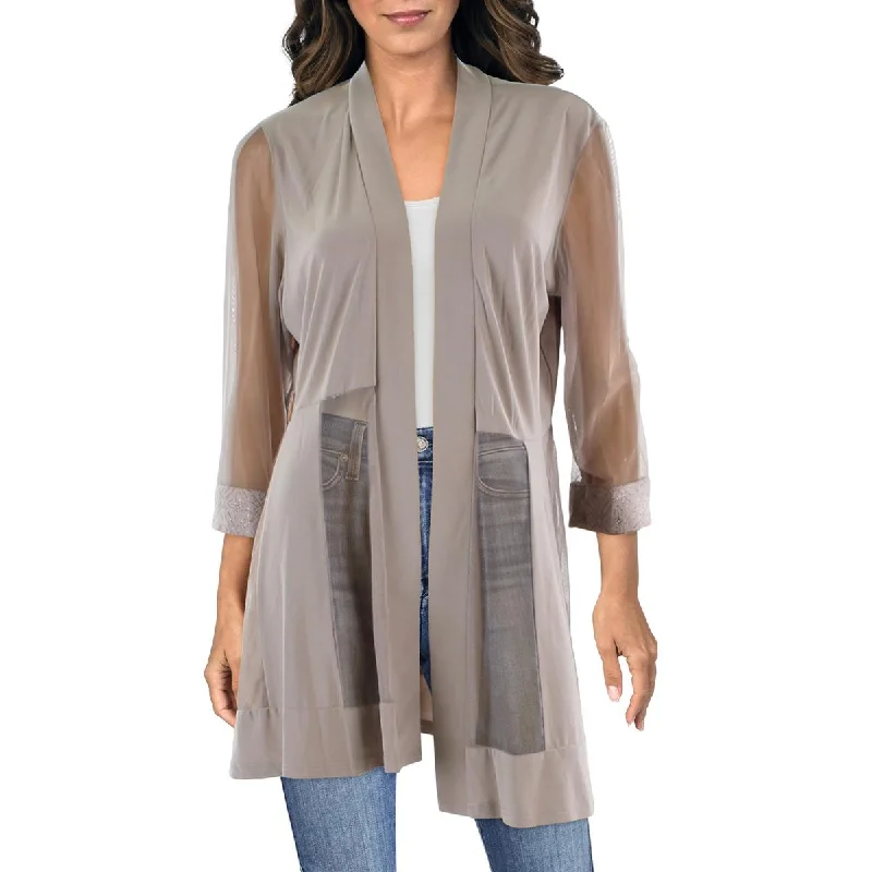 Limited Availability fleece jacketWomens Mesh Inset Glitter Jacket
