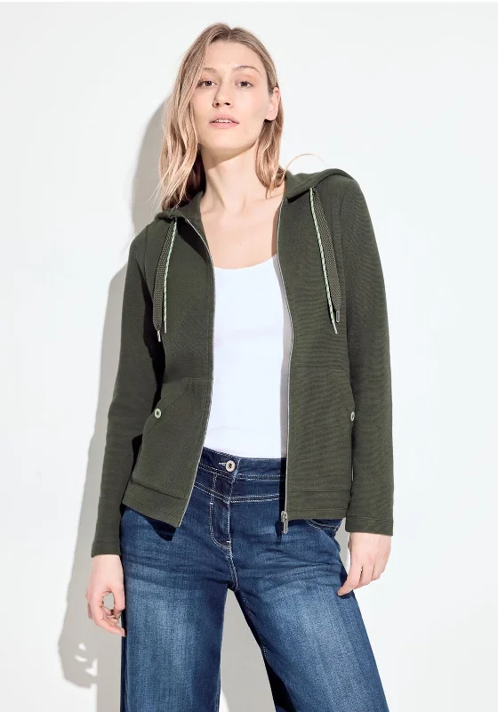 Price Fest comfy athletic hoodieCecil Hooded Sweater Jacket, Cool Khaki