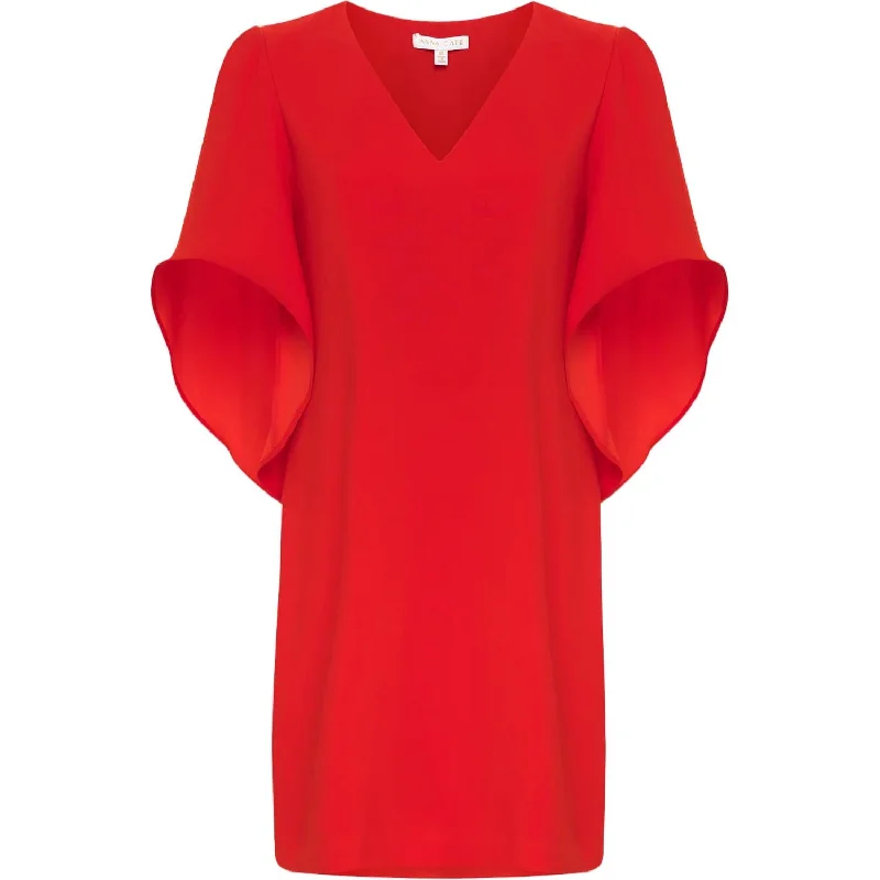 Today’s Special ruched dressWomen's Meredith Dress In Cherry Tomato