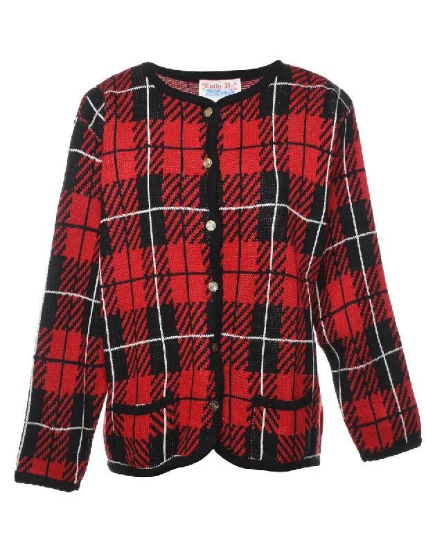 Daily Specials long-sleeve jacketChecked Cardigan - M