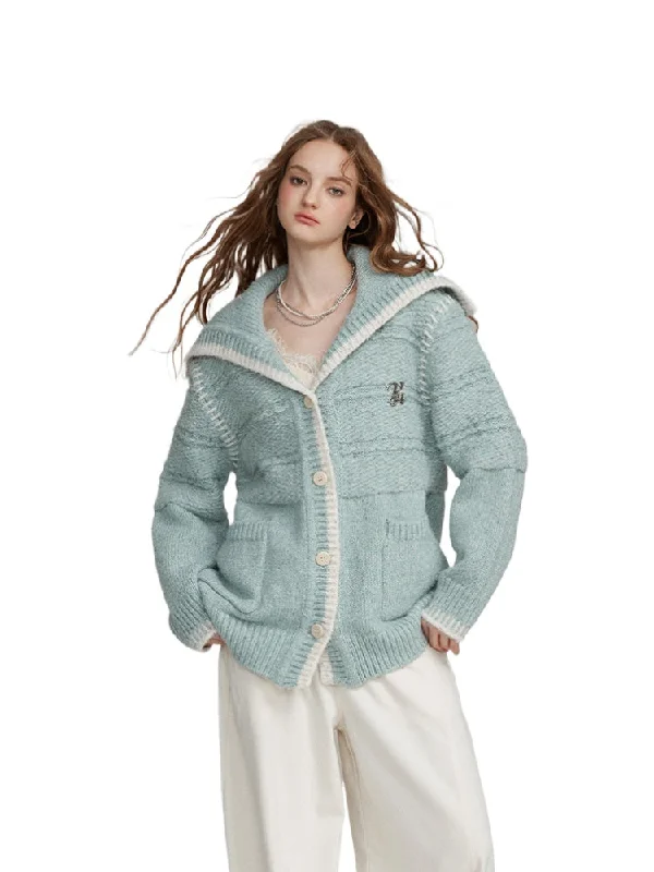 Year-End Clearance stylish soft shell jacketVIAPITTI Wool Blend Cardigan