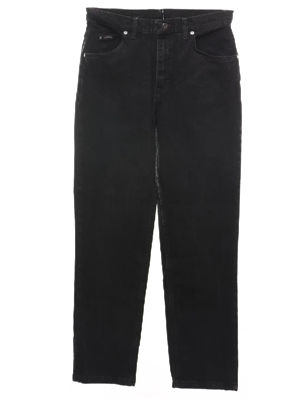 Price Drop Alert fashionable utility jacketHigh Waist Black Lee Tapered Jeans - W30 L31
