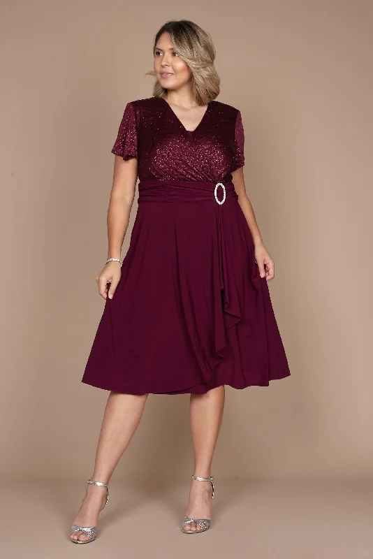 Lowest Prices party dressR&M Richards 9109 Merlot 10 Sale