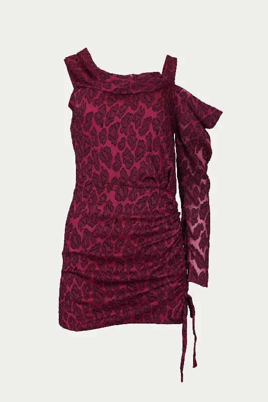 Overstock off-the-shoulder dressTaomi Dress In Pink Blac
