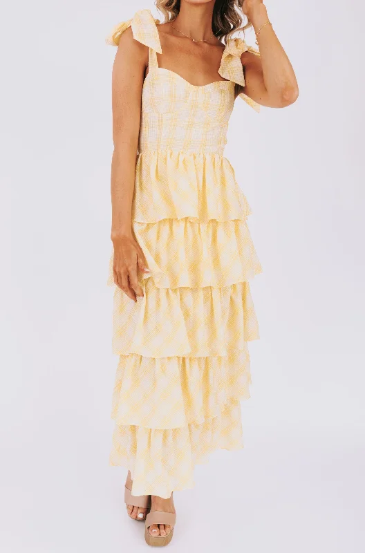 Hurry In satin midi dressGolden Age Dress