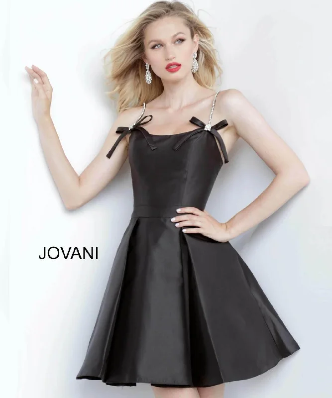 Doorbuster Deal t-shirt dressJovani 00198 Short Spaghetti Strap Cocktail Dress