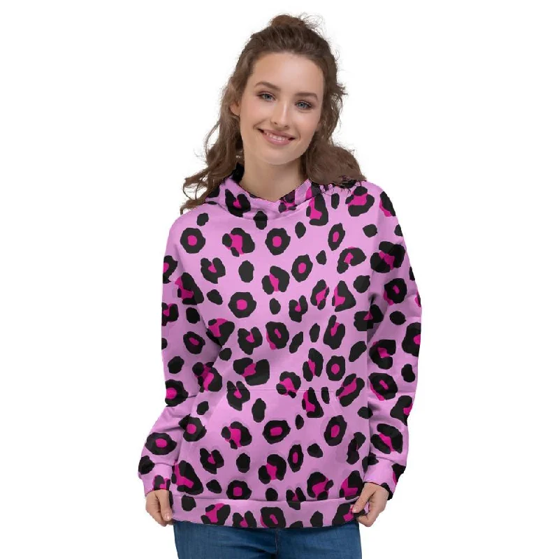 Savings Galore Pink Leopard Women's Hoodie