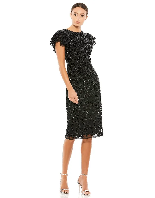 Price Fest elegant maxi dressMac Duggal 10827 Short Mother of the Bride Dress