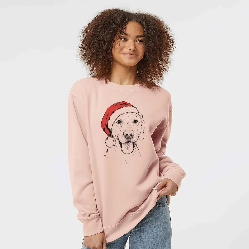 Members Only oversized sports sweatshirtSanta Klay the Labrador Retriever - Unisex Pigment Dyed Crew Sweatshirt Members Only oversized sports sweatshirtSanta Klay the Labrador Retriever - Unisex Pigment Dyed Crew Sweatshirt